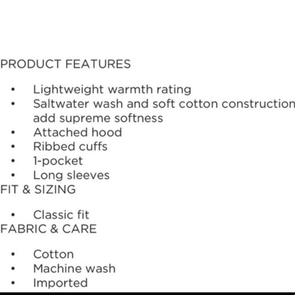 Izod Big & Tall Saltwater French Terry Hooded Sweatshirt Men’s Size 1X Pullover - Picture 7 of 7